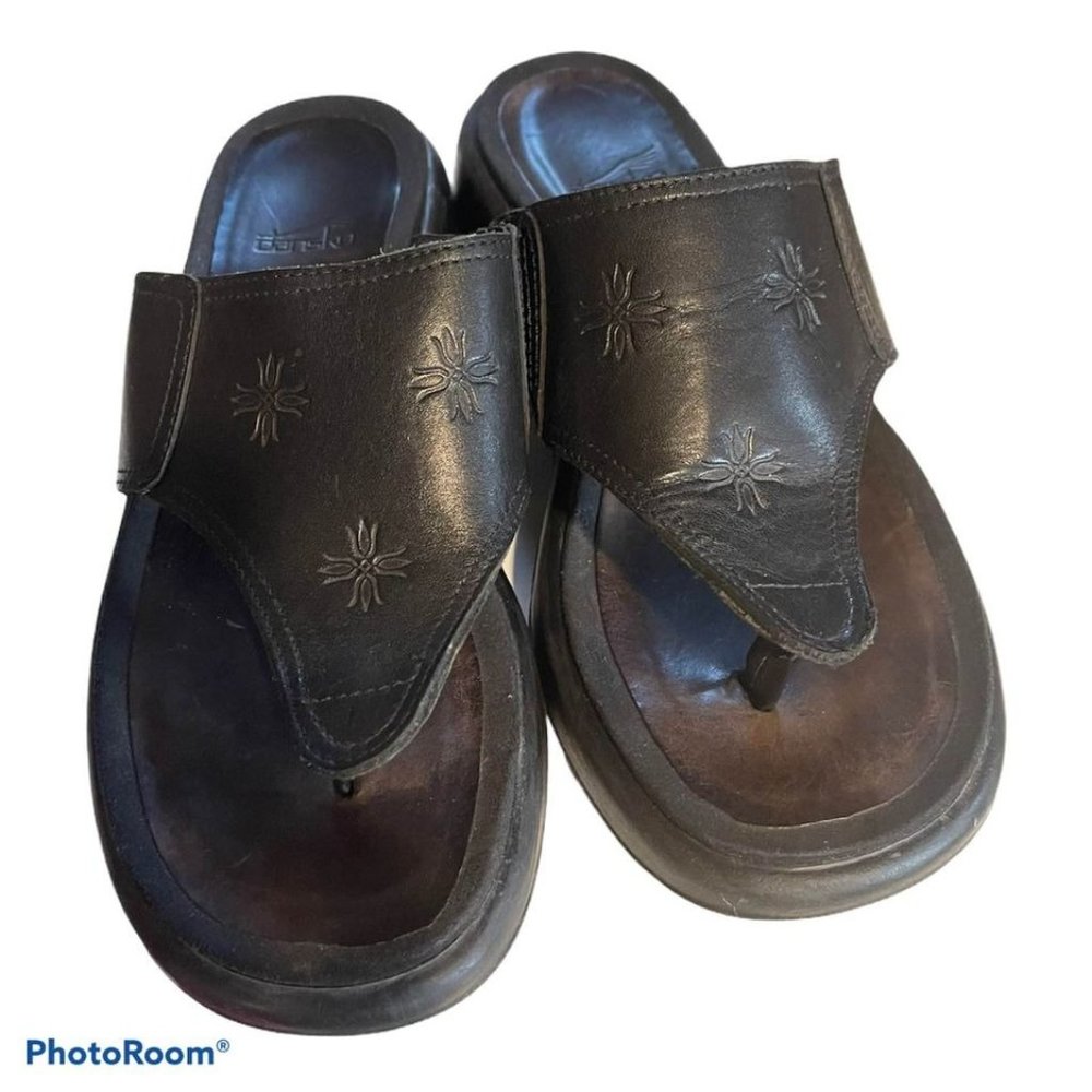 Dansko Blue Sandals Comfortable Durable Design